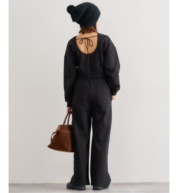 U by SPICK&SPAN「バックオープン裏毛プルオーバー」|スウェット・ジャージ|