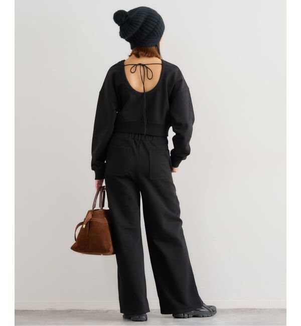 U by SPICK&SPAN「バックオープン裏毛プルオーバー」|スウェット・ジャージ|