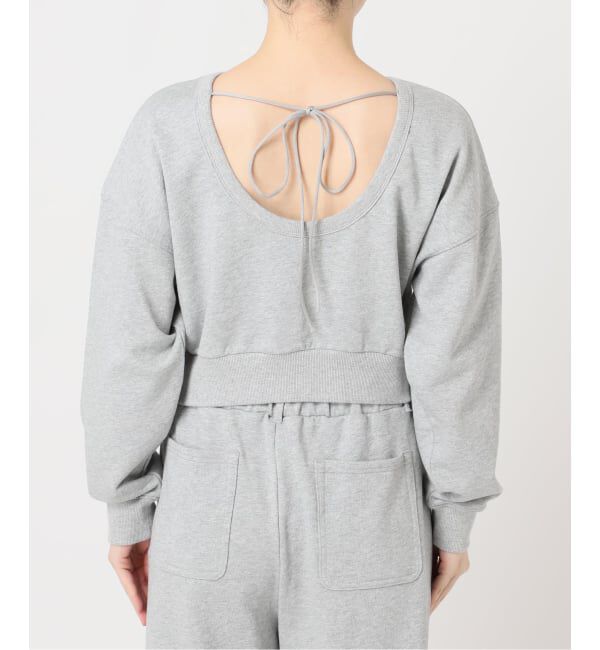 U by SPICK&SPAN「バックオープン裏毛プルオーバー」|スウェット・ジャージ|