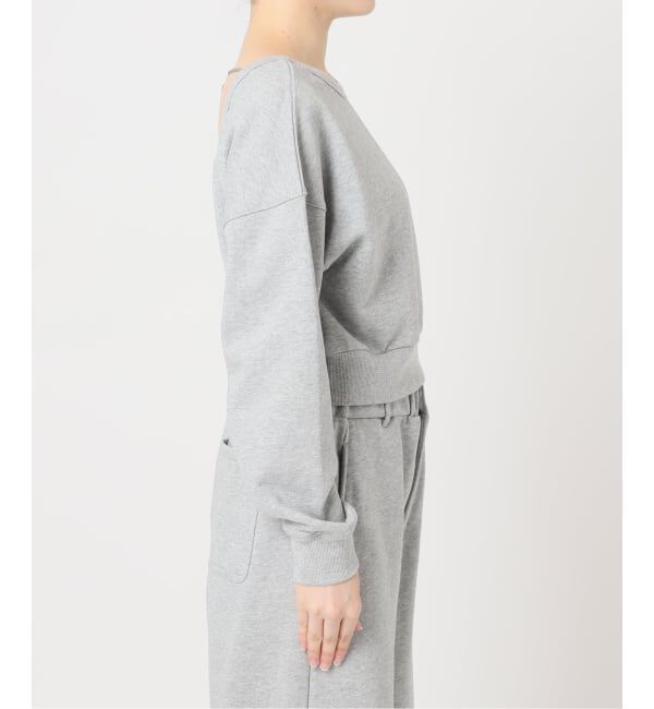 U by SPICK&SPAN「バックオープン裏毛プルオーバー」|スウェット・ジャージ|