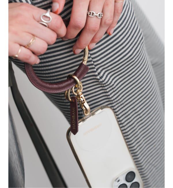 Spick and Span「《WEB限定追加2》HASHIBAMI / ハシバミ ウィンドベルハンドストラップ」|その他|ブラウン