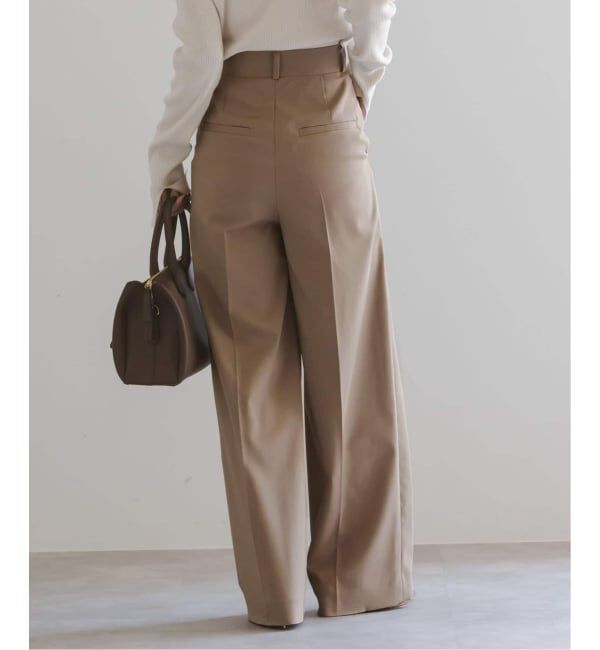 NOBLE「《追加2》エステルツイルストレッチスラックスパンツ」|スラックス|