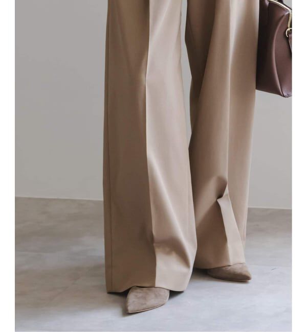 NOBLE「《追加2》エステルツイルストレッチスラックスパンツ」|スラックス|