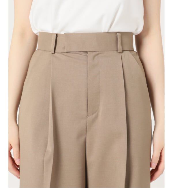 NOBLE「《追加2》エステルツイルストレッチスラックスパンツ」|スラックス|