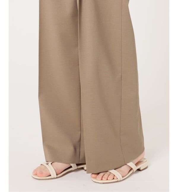 NOBLE「《追加2》エステルツイルストレッチスラックスパンツ」|スラックス|