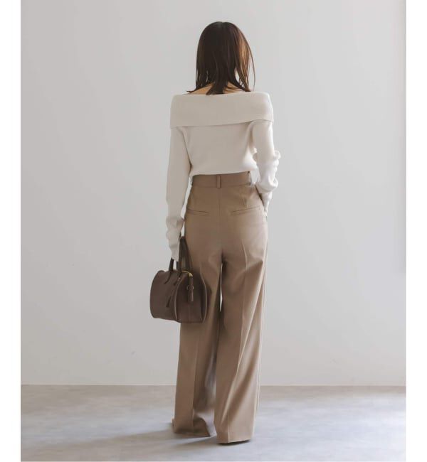 NOBLE「《追加2》エステルツイルストレッチスラックスパンツ」|スラックス|