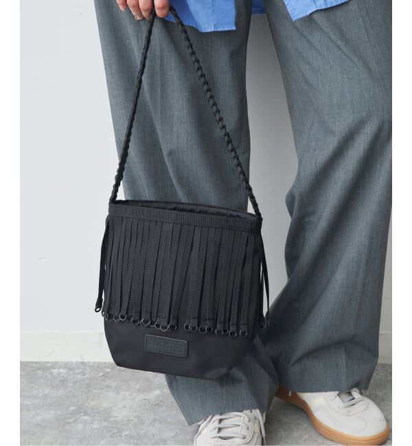 Spick and Span「《予約》BAICYCLON/バイシクロン 別注TAPE FRINGE MINI BAG*」|ハンドバッグ|ブラック