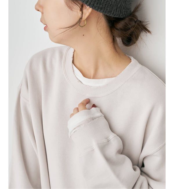 Spick and Span「ダメージスウェットプルオーバー」|スウェット・ジャージ|