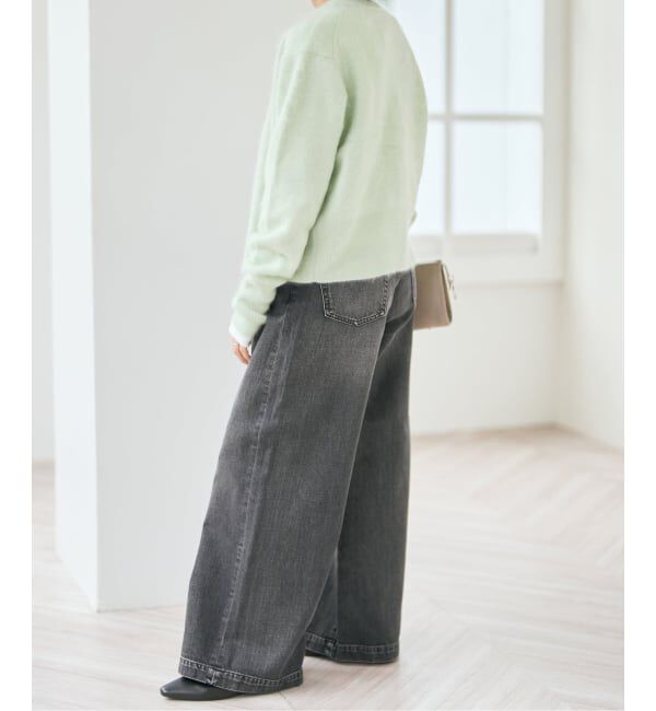 Spick and Span「ファーカシミヤクルーネックカーディガン」|カーディガン|