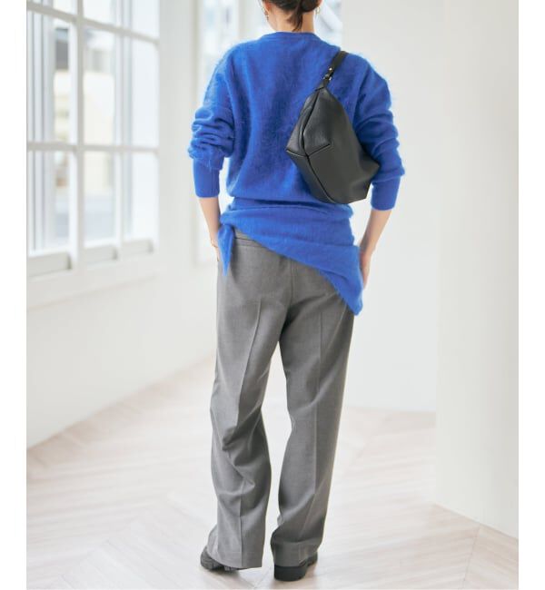 Spick and Span「ファーカシミヤクルーネックカーディガン」|カーディガン|