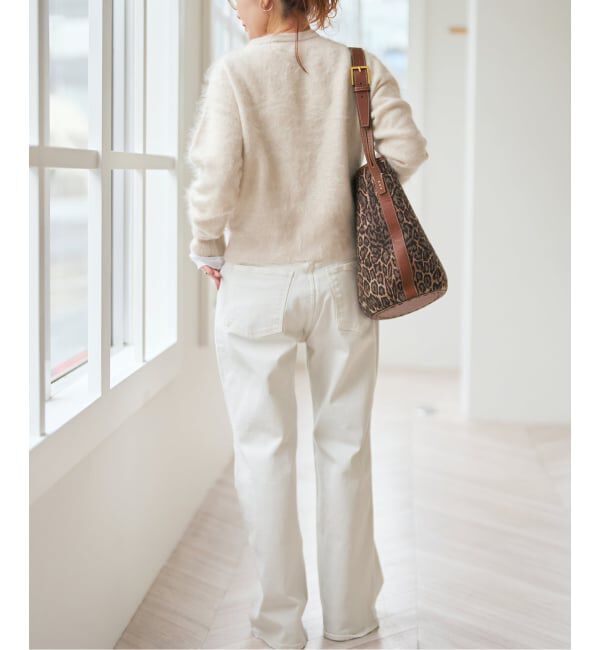 Spick and Span「ファーカシミヤクルーネックカーディガン」|カーディガン|