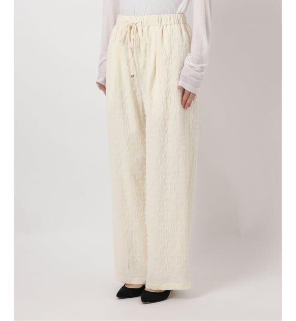 Spick and Span「《WEB限定 / 追加予約》ドットジャガードイージーパンツ」|その他|