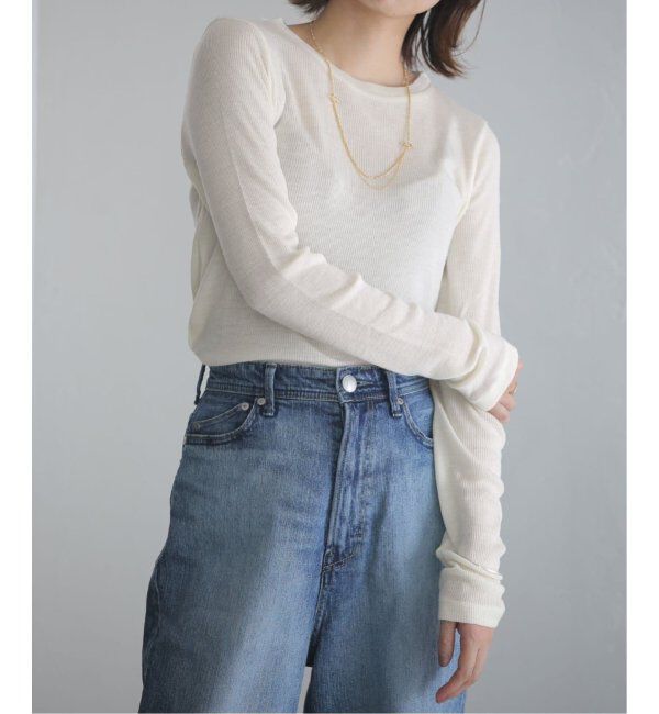  「ウールテレコクルーネックカットソー」|Tシャツ・カットソー|