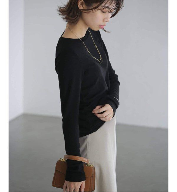  「ウールテレコクルーネックカットソー」|Tシャツ・カットソー|