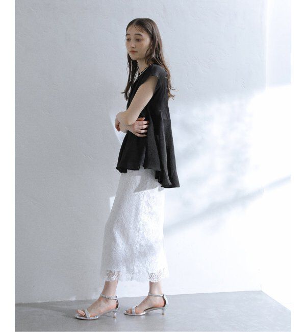  「【洗える】マチフレアブラウス」|シャツ・ブラウス|