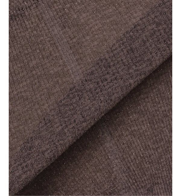  「【洗える】ラメリブハイネックカットソー」|Tシャツ・カットソー|