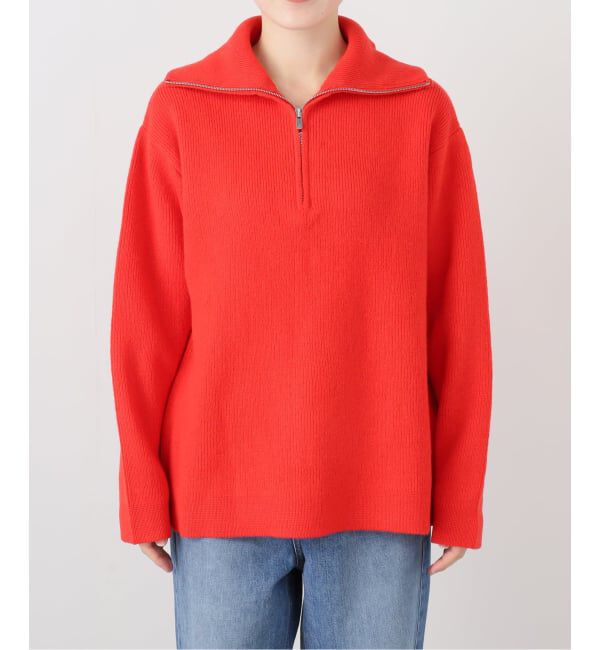  「ANNUAL/アニュアル カシミヤミックスハーフジッププルオーバー」|ニット・セーター|