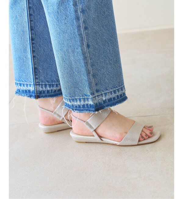  「《追加》2cmゴムストラップサンダル」|サンダル|