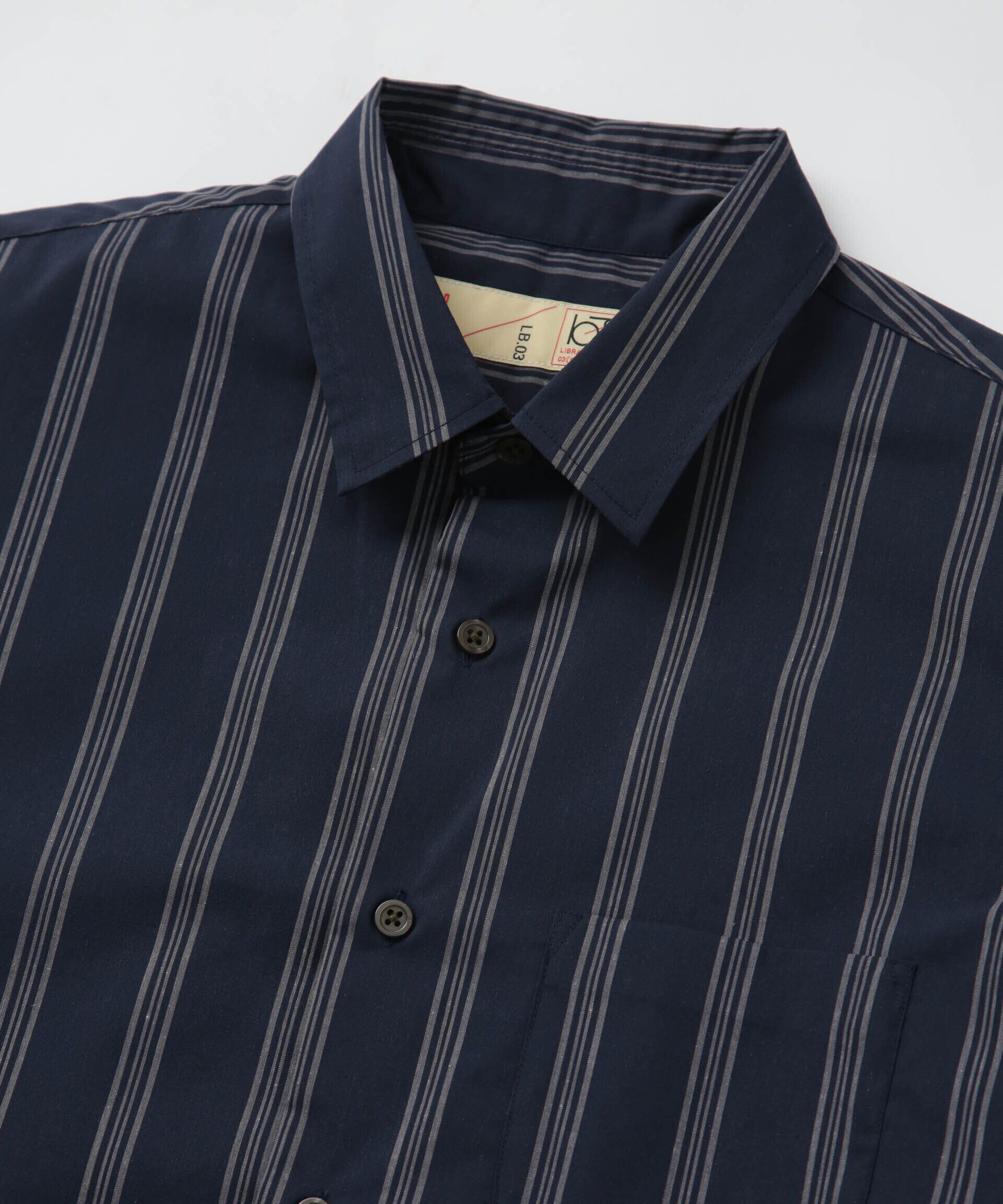 nano･universe「LB.03/「ICE FLOW LINEN」バリエーションシャツ 半袖」|シャツ・ブラウス|