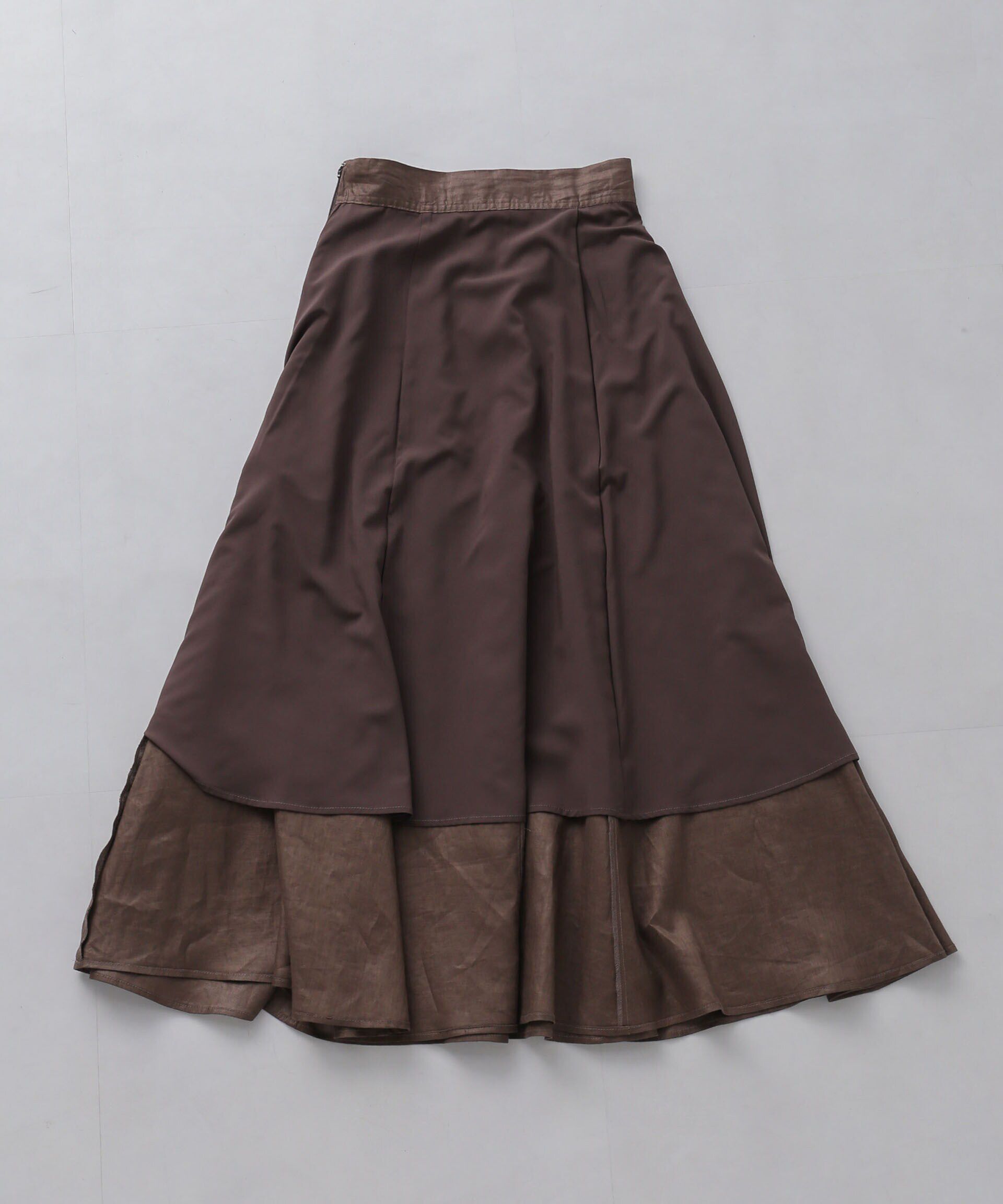 nano･universe「リネンフレアスカート(セットアップ可)」|スカート|