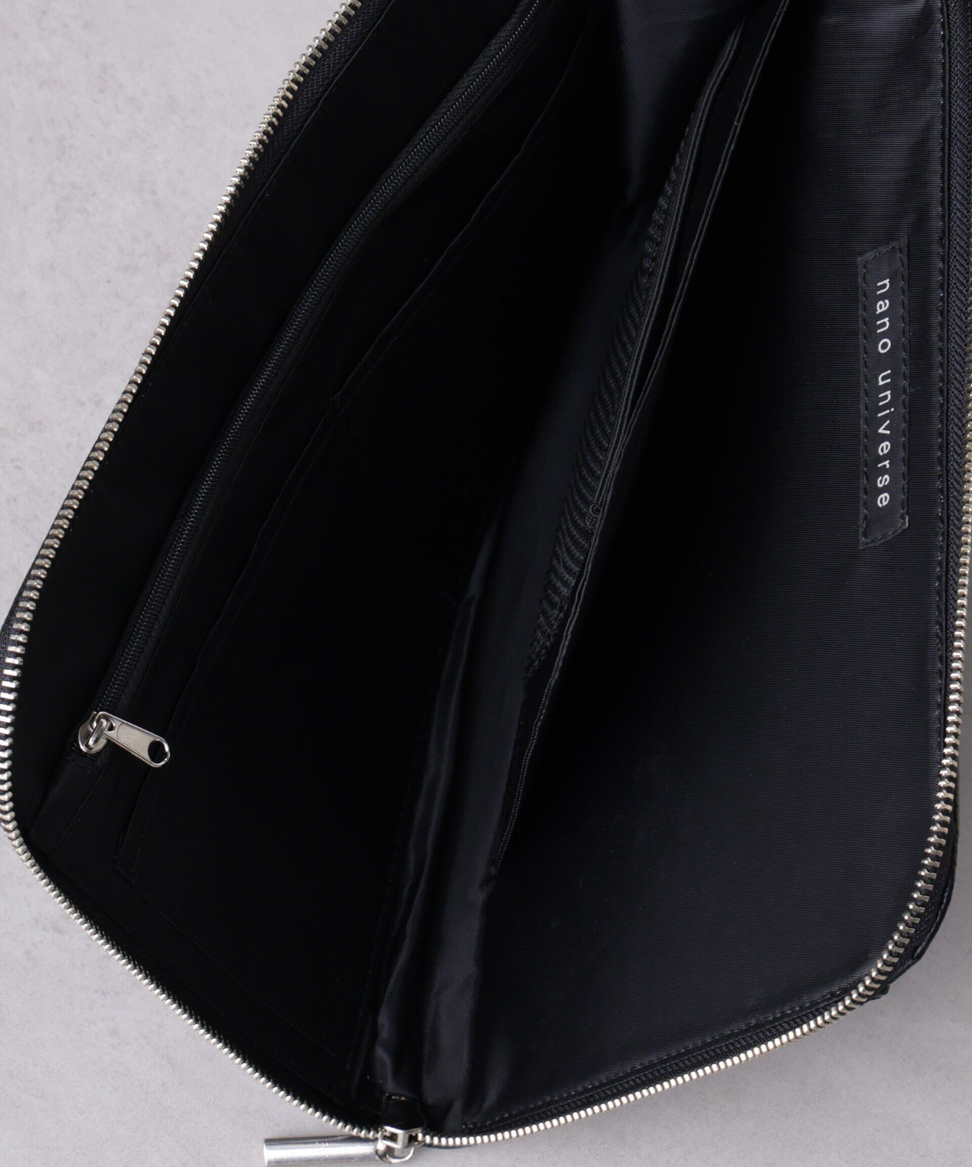 nano･universe「フェイクレザークラッチバッグ」|ショルダー・メッセンジャー|