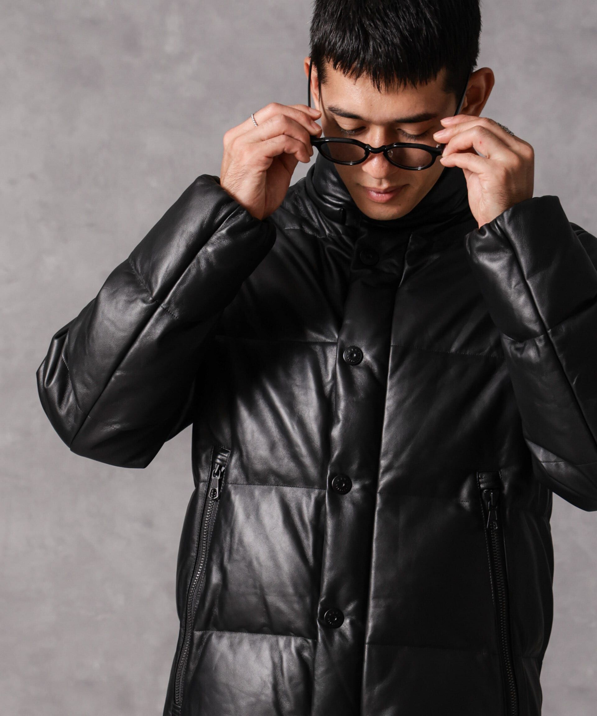 nano･universe「「西川ダウン(R)」ラムレザーG2ダウン」|ダウン|