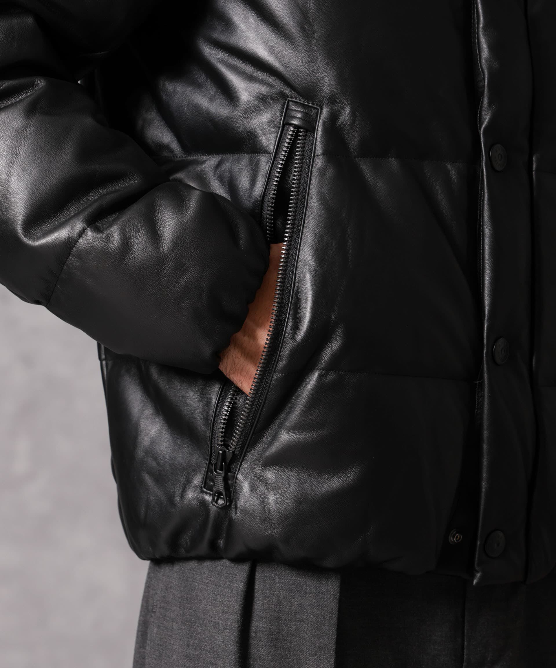 nano･universe「「西川ダウン(R)」ラムレザーG2ダウン」|ダウン|