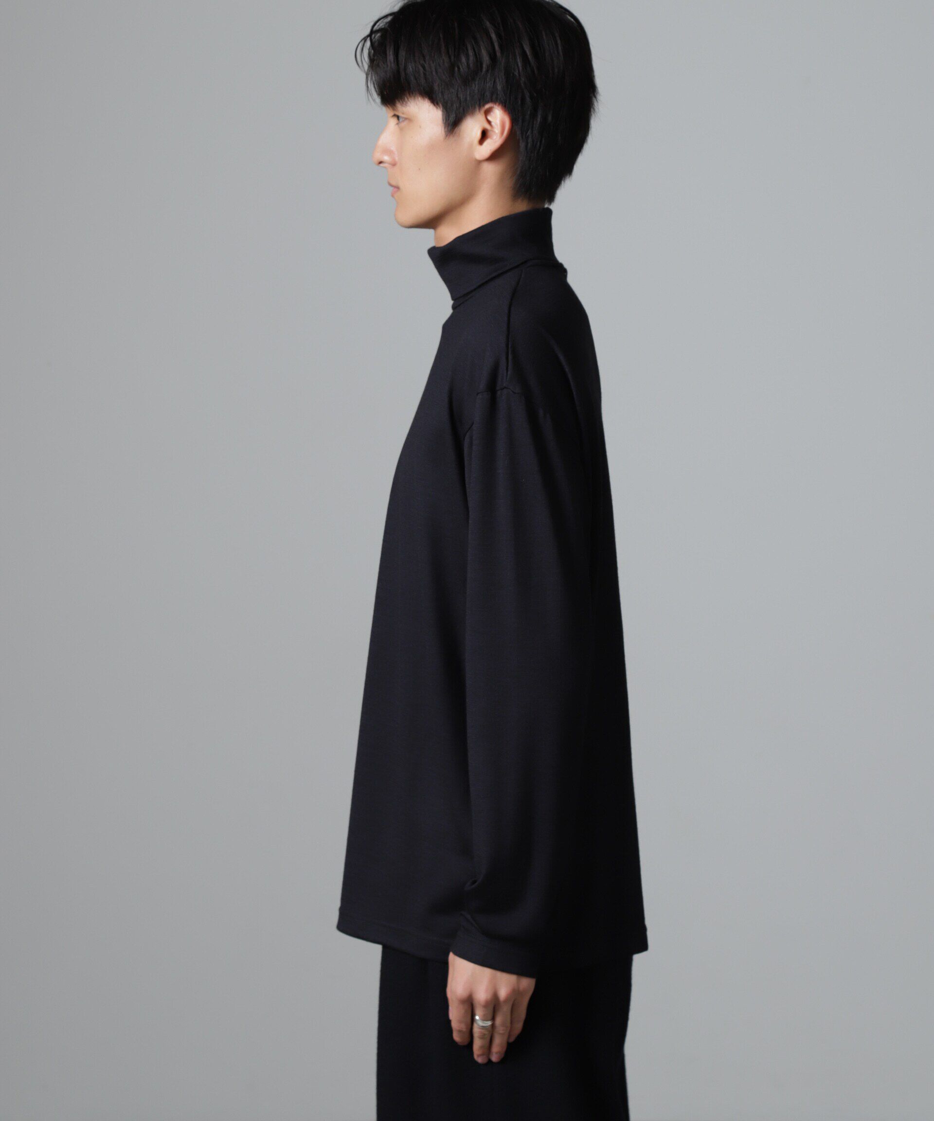 nano･universe「「100%ウォッシャブルウール」タートルネック」|Tシャツ・カットソー|