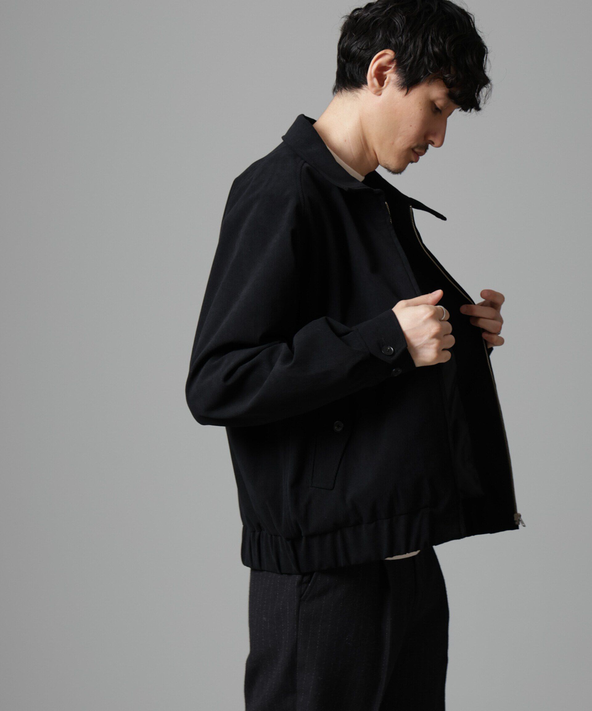 nano･universe「TECUNE テックコーデュロイブルゾン(セットアップ可)」|ブルゾン・スタジャン|