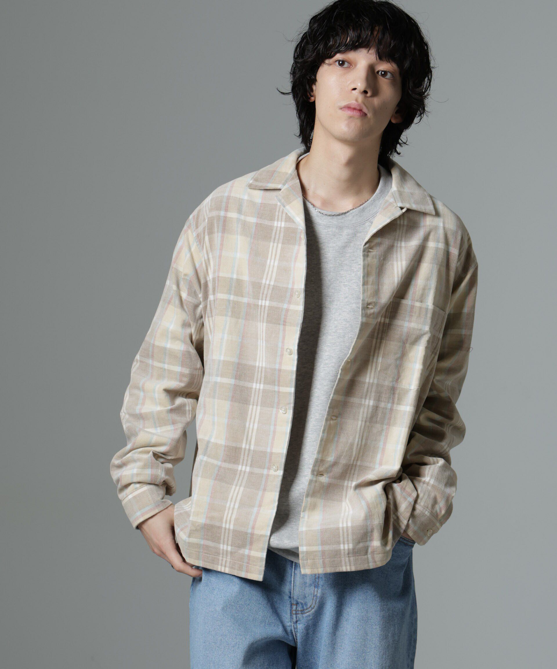 nano･universe「チェックシャツコール」|シャツ・ブラウス|