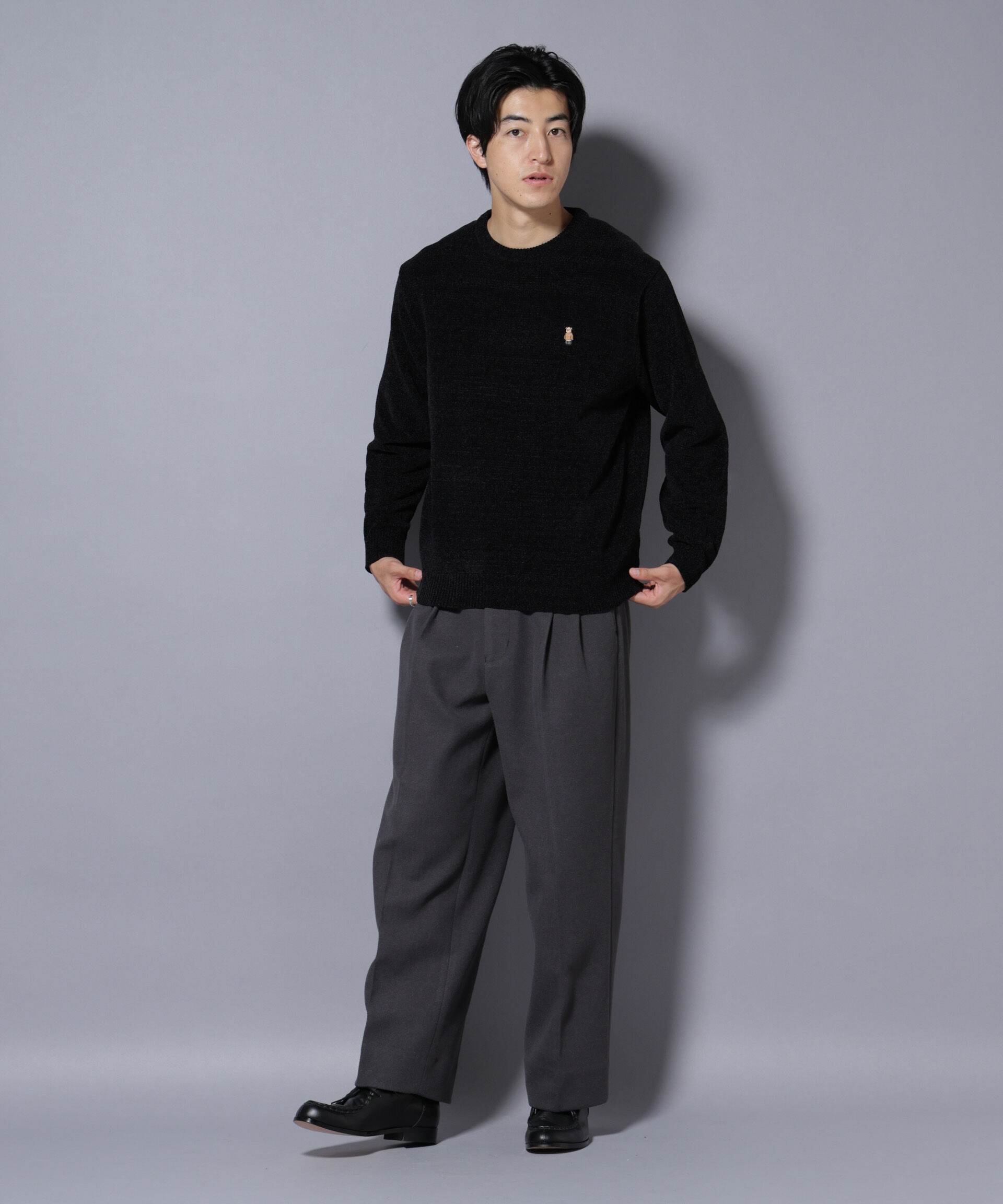 nano･universe「ナノベアモールニットクルーネック 2」|ニット・セーター|