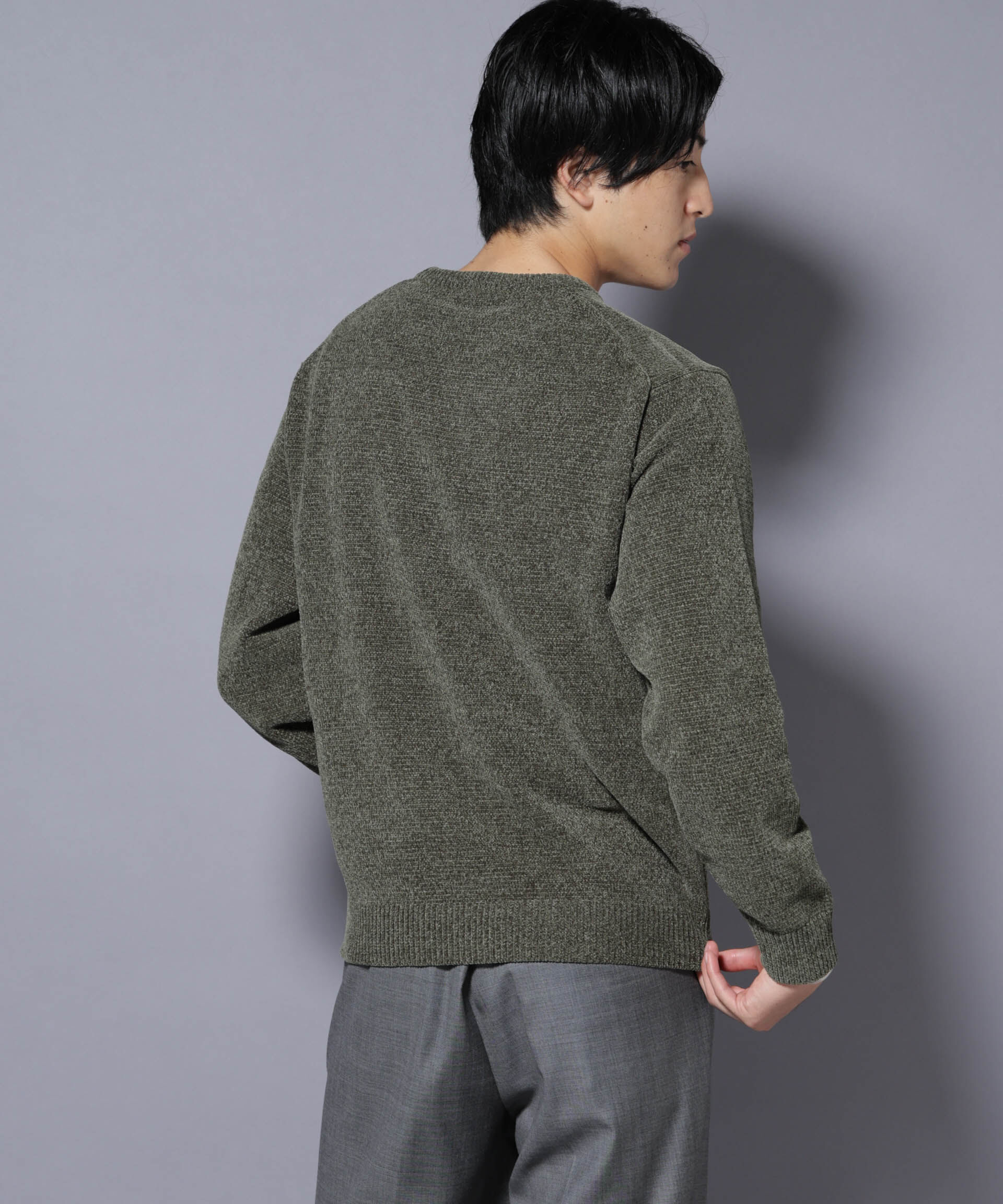 nano･universe「ナノベアモールニットクルーネック 2」|ニット・セーター|