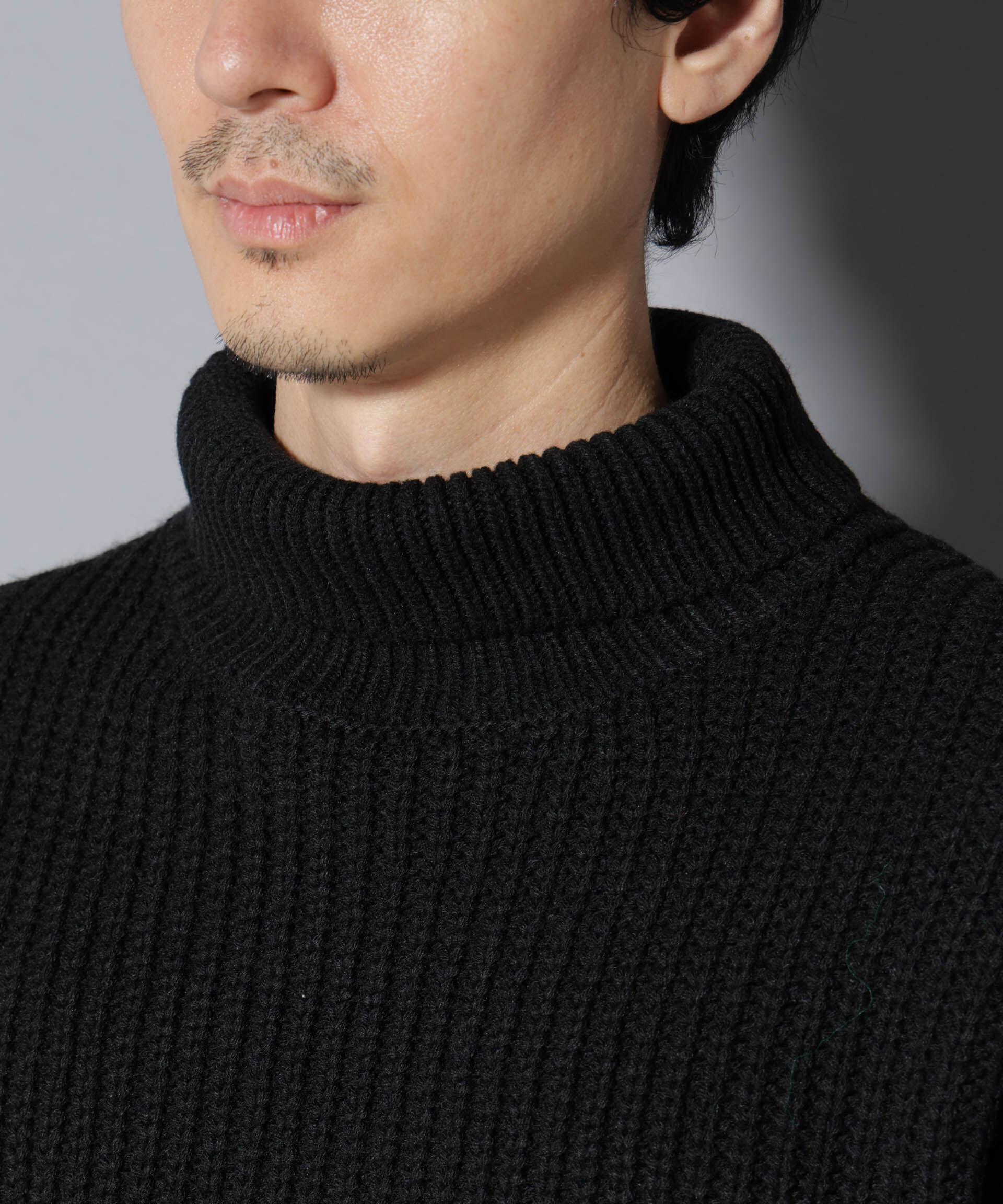 nano･universe「ローゲージタートルニット」|ニット・セーター|