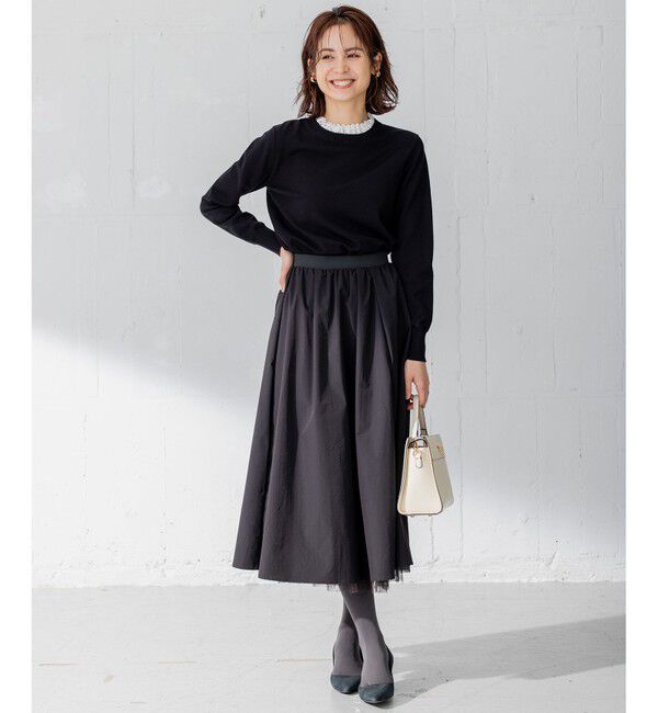 組曲「【人気商品追加分入荷！2WAY】ドットチュールリバーシブル スカート」|スカート|