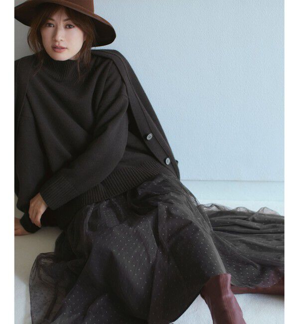 組曲「【人気商品追加分入荷！2WAY】ドットチュールリバーシブル スカート」|スカート|