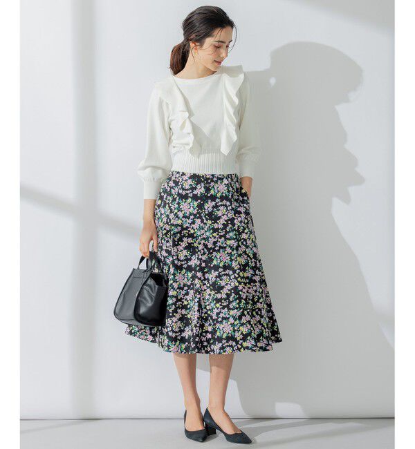 組曲「【洗える】Elenaラッフル ニット」|ニット・セーター|