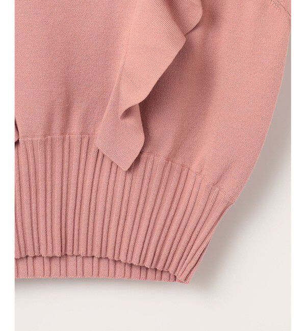 組曲「【洗える】Elenaラッフル ニット」|ニット・セーター|