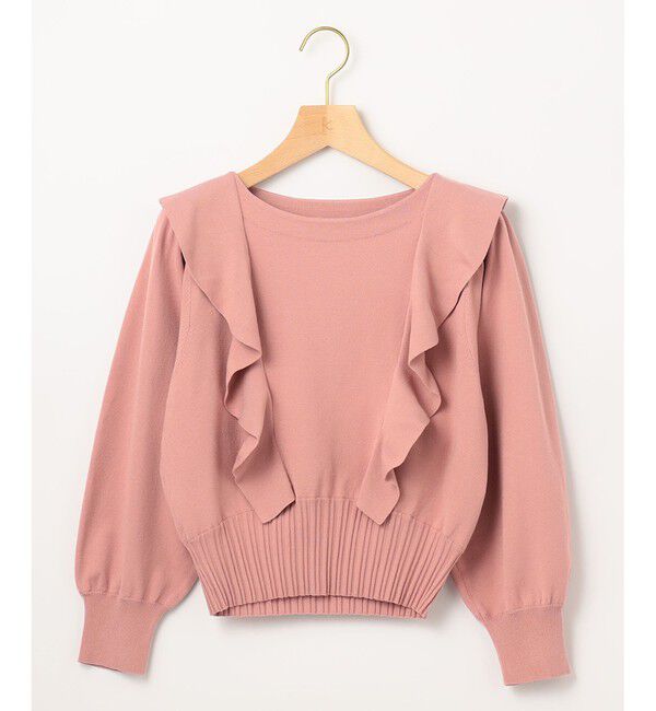 組曲「【洗える】Elenaラッフル ニット」|ニット・セーター|