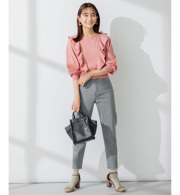 組曲「【洗える】Elenaラッフル ニット」|ニット・セーター|