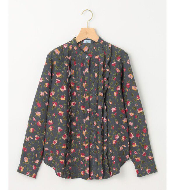 組曲「カッティングローズプリント フリルブラウス」|シャツ・ブラウス|