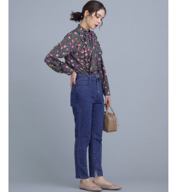 組曲「カッティングローズプリント フリルブラウス」|シャツ・ブラウス|