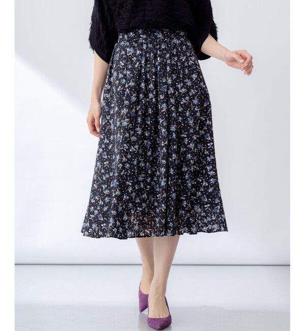 組曲「フラワードットプリント スカート」|スカート|