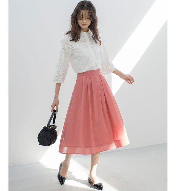 組曲「エンブロイダリーレース襟付 ブラウス」|シャツ・ブラウス|