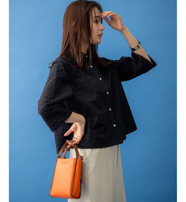 組曲「エンブロイダリーレース襟付 ブラウス」|シャツ・ブラウス|