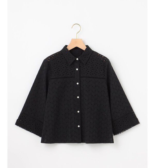 組曲「エンブロイダリーレース襟付 ブラウス」|シャツ・ブラウス|