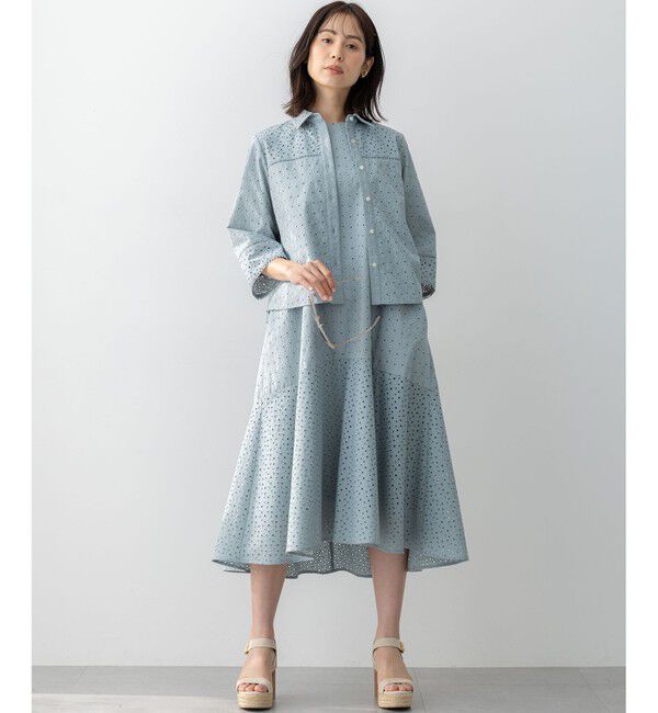 組曲「エンブロイダリーレース襟付 ブラウス」|シャツ・ブラウス|