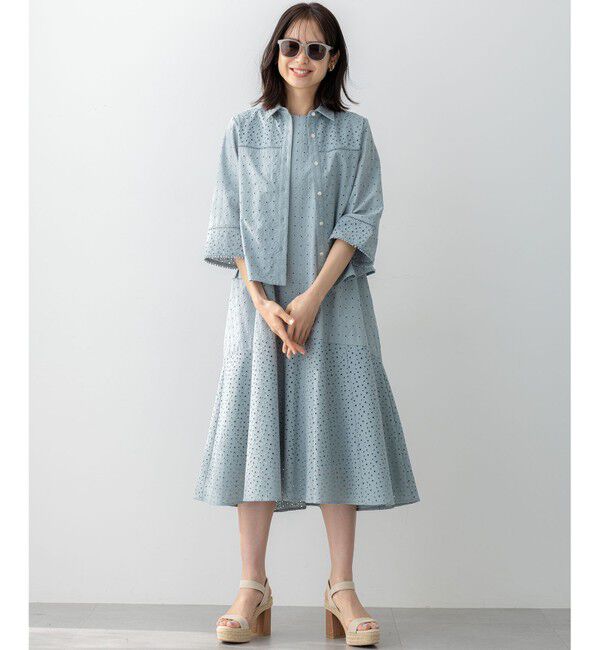 組曲「エンブロイダリーレース襟付 ブラウス」|シャツ・ブラウス|