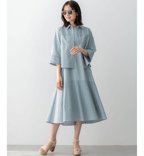 組曲「エンブロイダリーレース襟付 ブラウス」|シャツ・ブラウス|