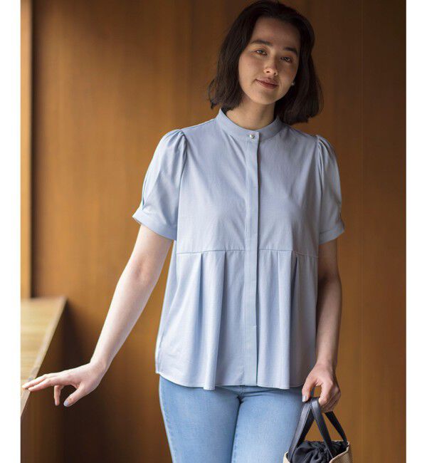 組曲「プレーティング天竺5分袖 カットソー」|Tシャツ・カットソー|