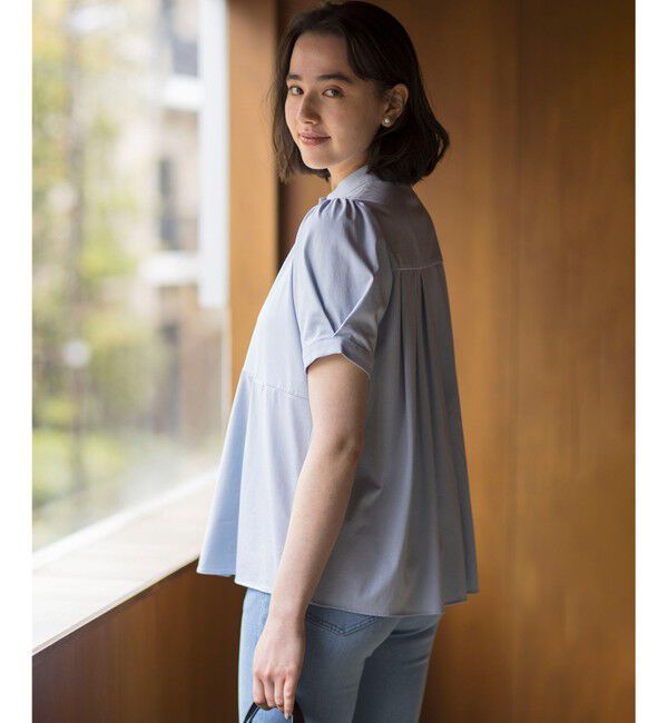 組曲「プレーティング天竺5分袖 カットソー」|Tシャツ・カットソー|